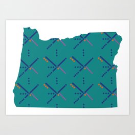 PDX Carpet Portland Oregon Art Print