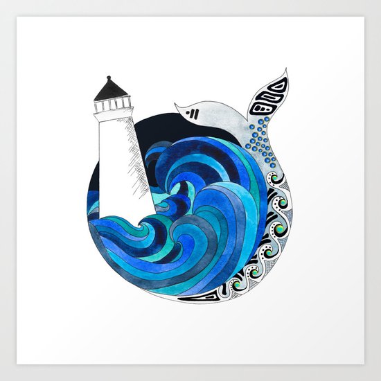 Nova Scotian Seas Art Print