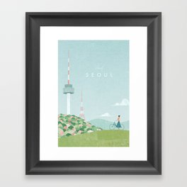 Seoul Framed Art Print