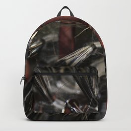 Brush Backpack | Spiky, Dark, Orange, Strands, Black, Cool, Pretty, Gold, Digital, Hair 