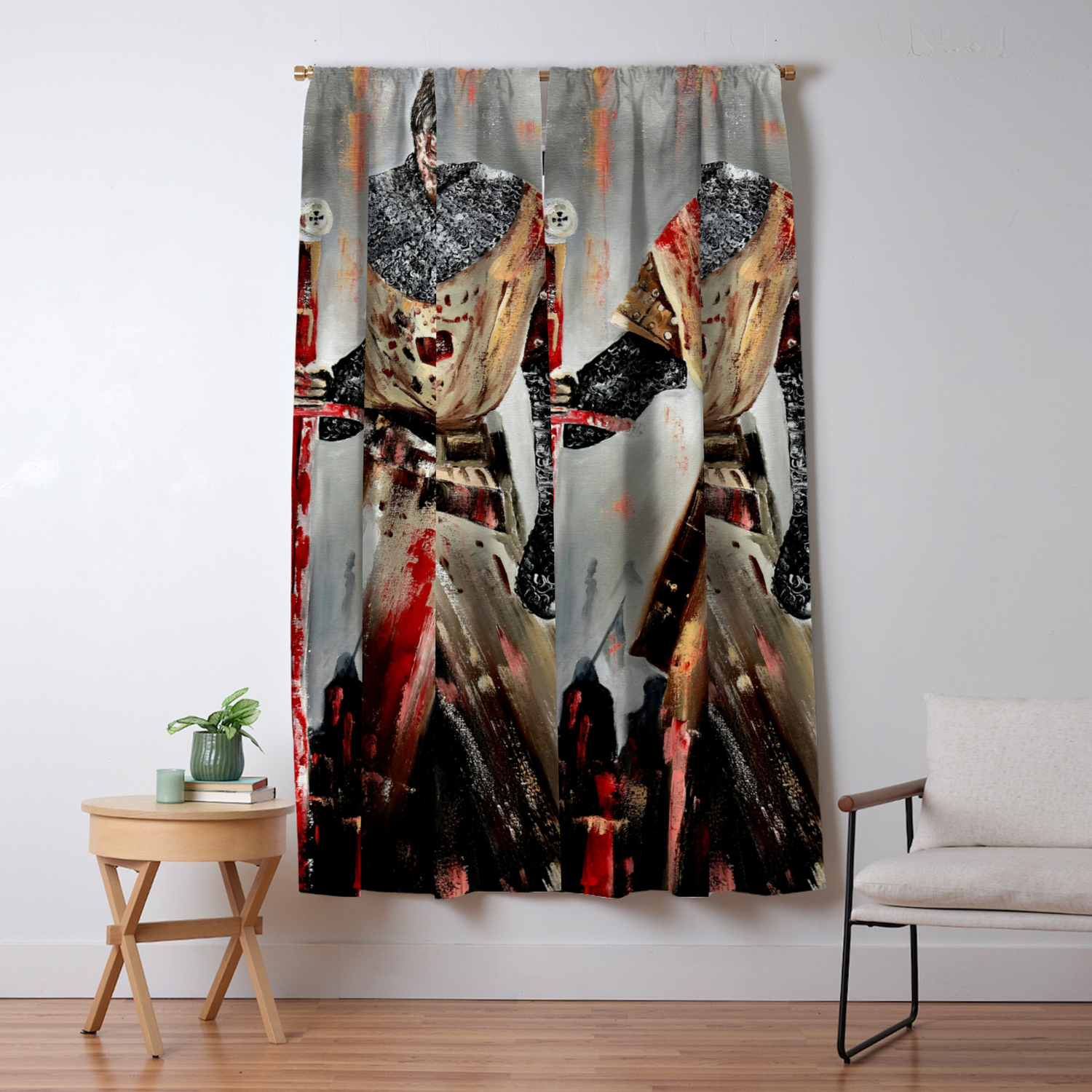 The Knights Templar Blackout Curtain By Howie33 Society6