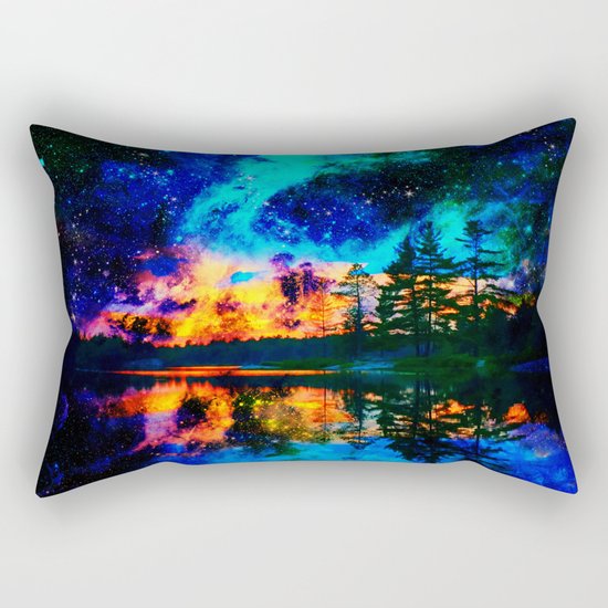 magical Lake Rectangular Pillow
