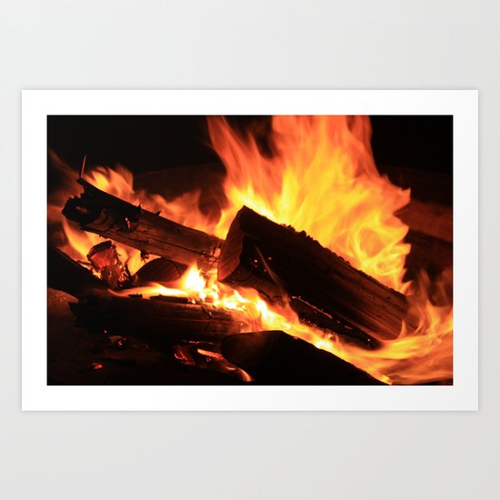 Campfire Art Print