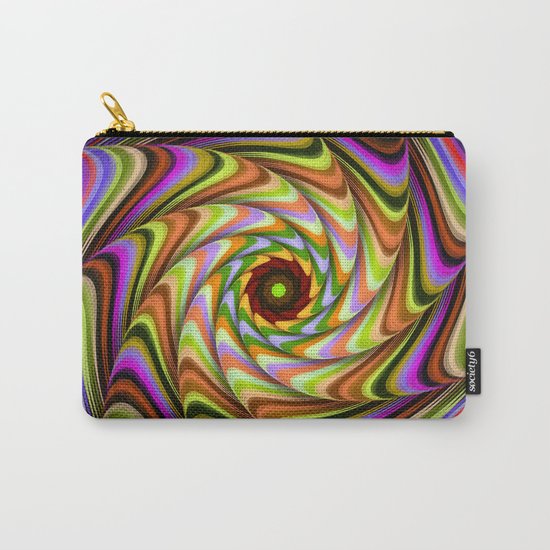 Colourful psychedelic motion Carry-All Pouch