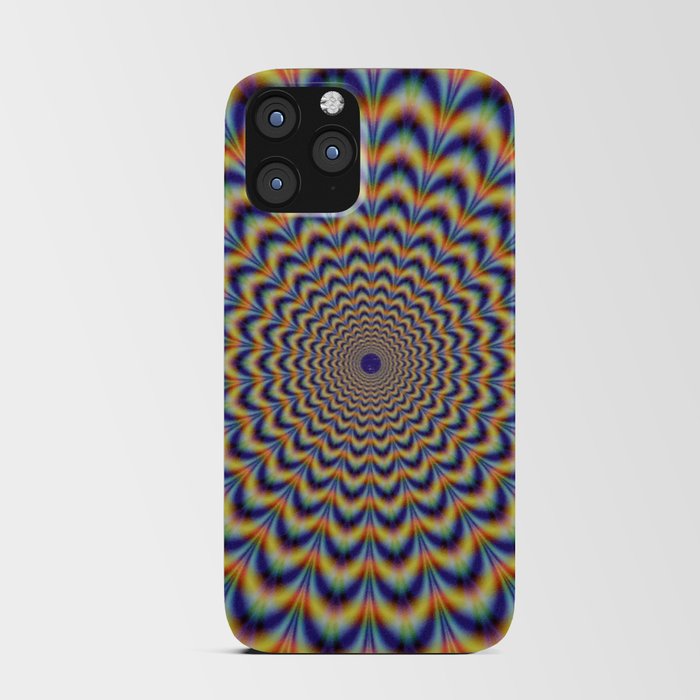 Psychedelic Optical Colorful Illusion iPhone Card Case