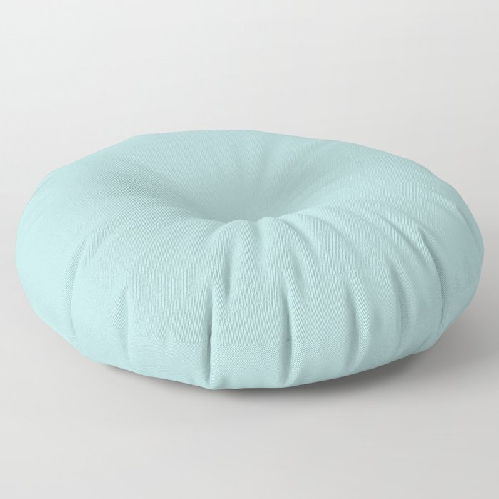 Cymbals ~ Light Turquoise Floor Pillow
