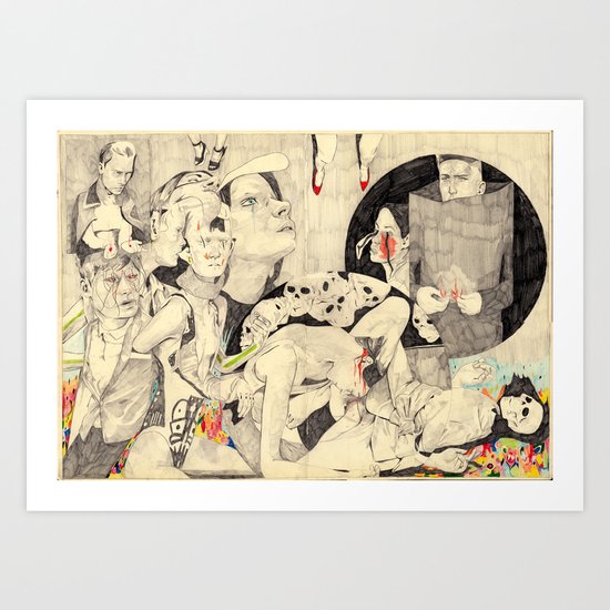 Mörder Art Print