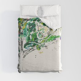 The tree of Secrets Duvet Cover | Painting, Acrylic 
