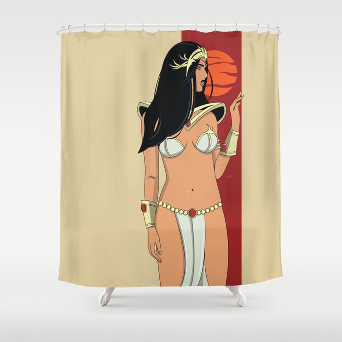 Dejah Thoris (Mars) Shower Curtain