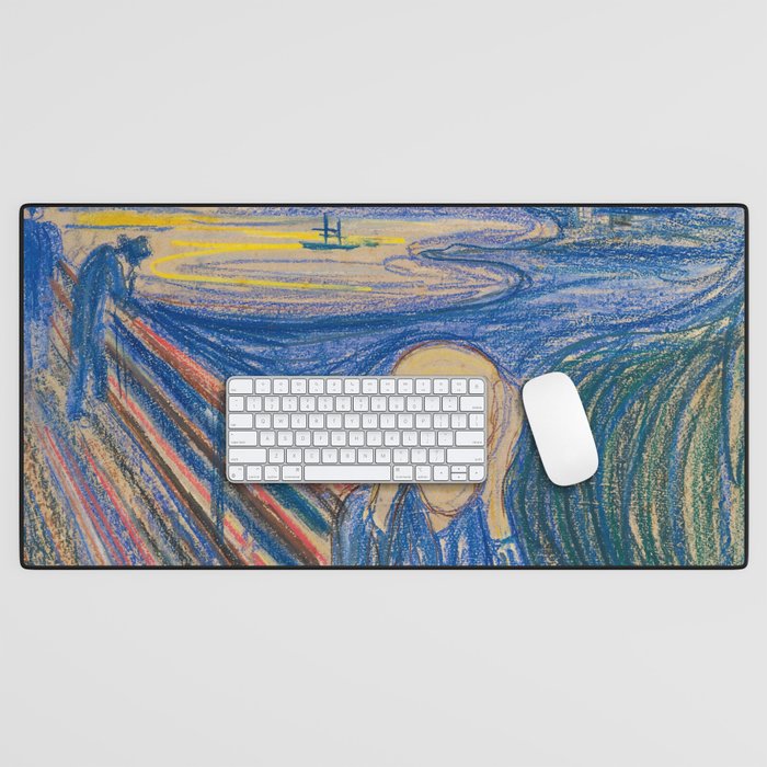 The Scream Edvard Munch Desk Mat