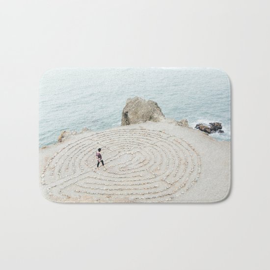 Human Mandala Bath Mat