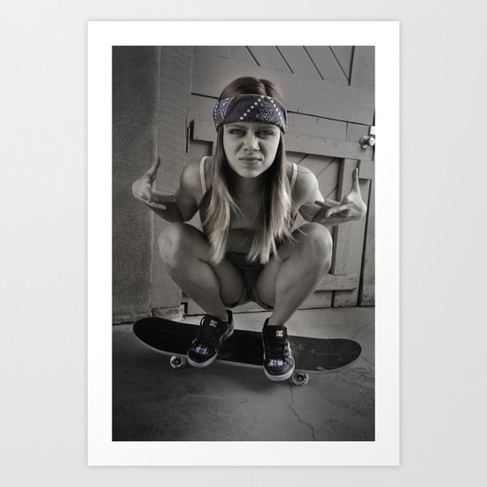Street Skater Art Print
