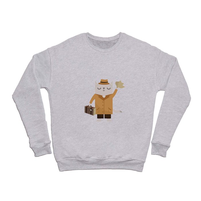 The Traveler Cat Crewneck Sweatshirt