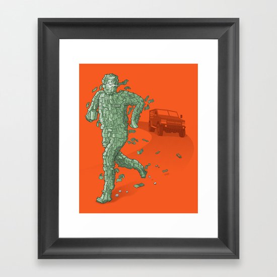 The Six Million Dollar Man Framed Art Print