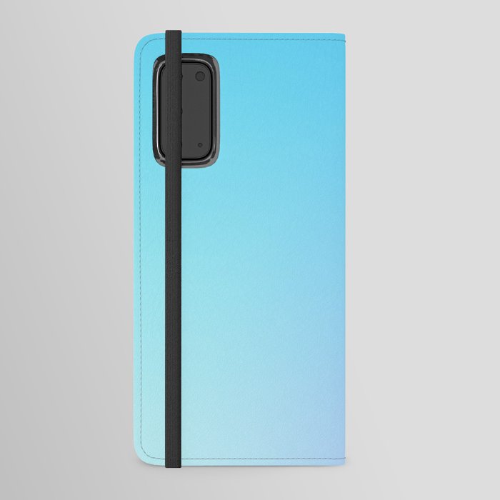 72  Blue Gradient 220506 Aura Ombre Valourine Digital Minimalist Art Android Wallet Case