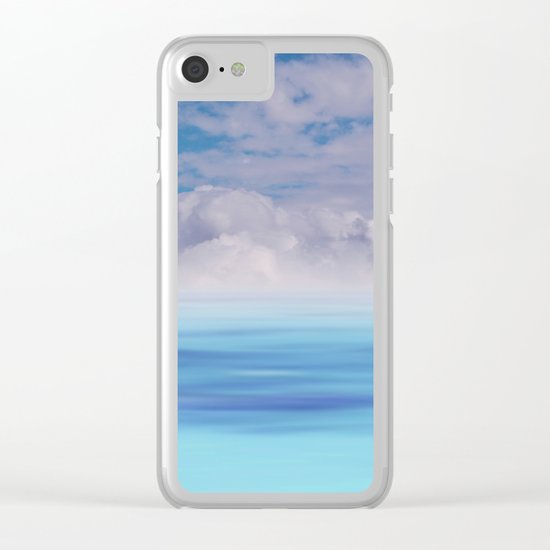 The Sea is Calm Clear iPhone Case