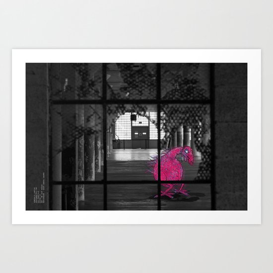 Unseen Monsters of San Francisco - Eqwnorkie Lowtide Art Print
