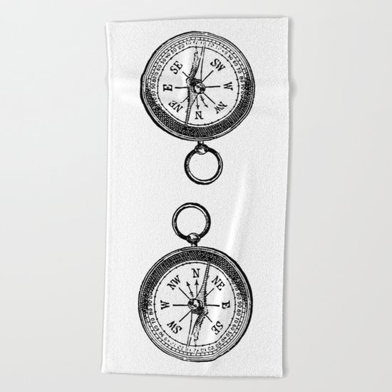 Compass 2 Beach Towel