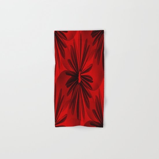 Christmas Red Hand & Bath Towel