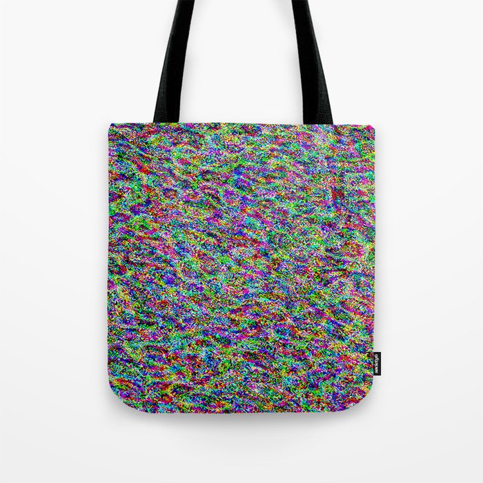 Rainbow Forest Abstract Design Tote Bag