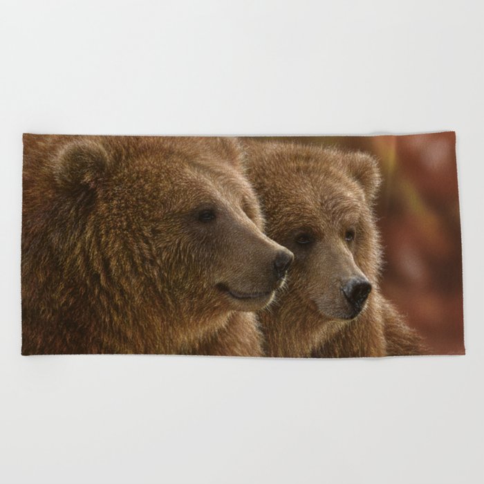 Brown Bears - Lazy Daze Beach Towel