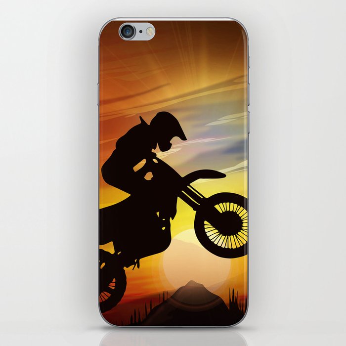 Mountain Motorcycle Adventure - Sunset iPhone Skin