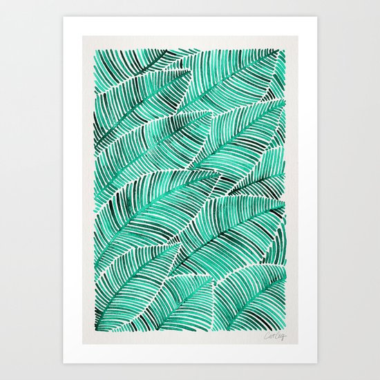 Tropical Turquoise Art Print