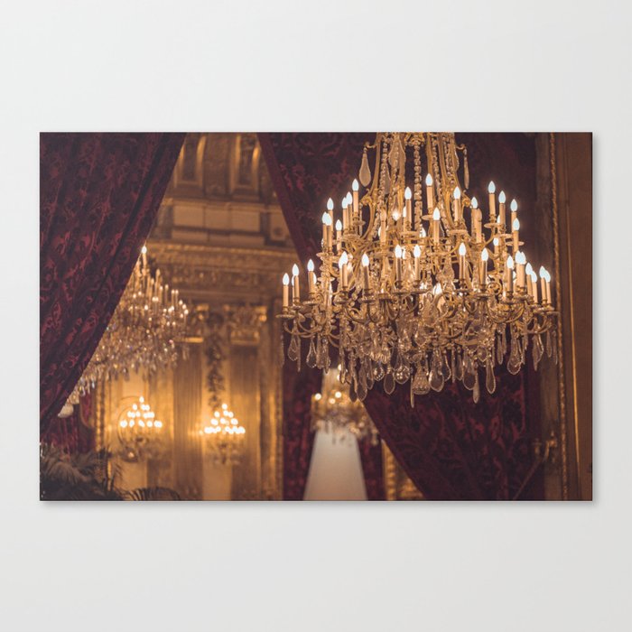 Luxury Chandelier Palace Canvas Print