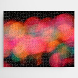 Blurred Christmas Lights Jigsaw Puzzle