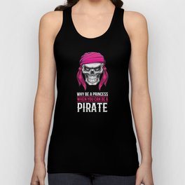 Pirate Princess Pirates Captain Skull Unisex Tank Top
