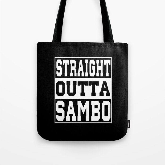 Sambo Saying funny Tote Bag