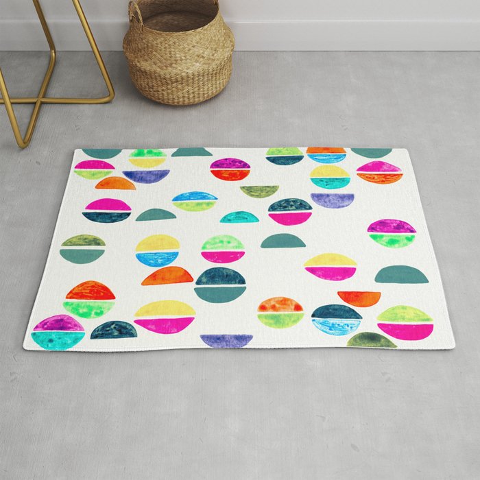 Rainbow Semi Circles Rug