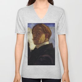 Charles Conder portrait V Neck T Shirt