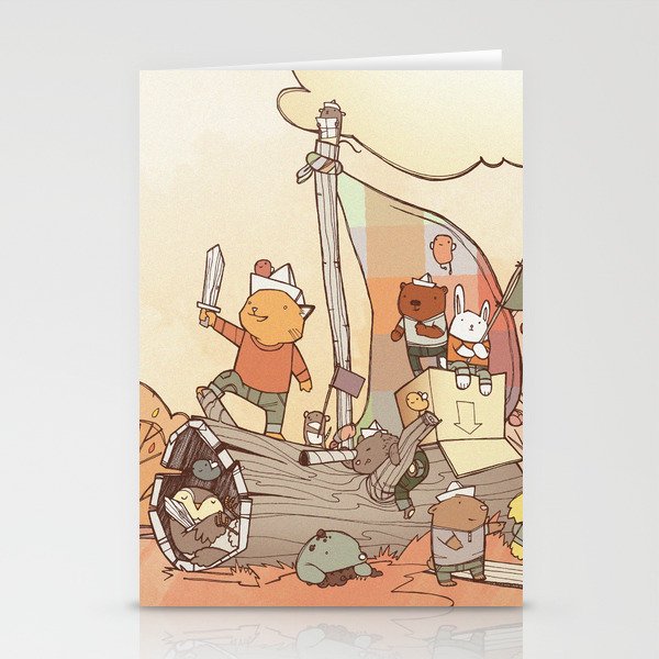 Smallwoods Pirates Stationery Cards