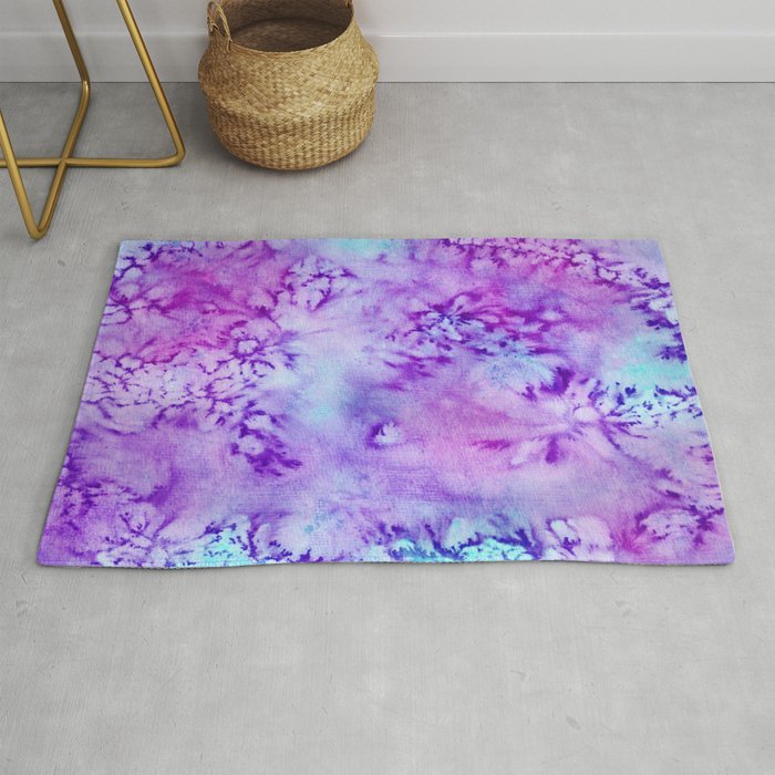 Batik Scent Of Lilacs Rug By Chaodise Society6