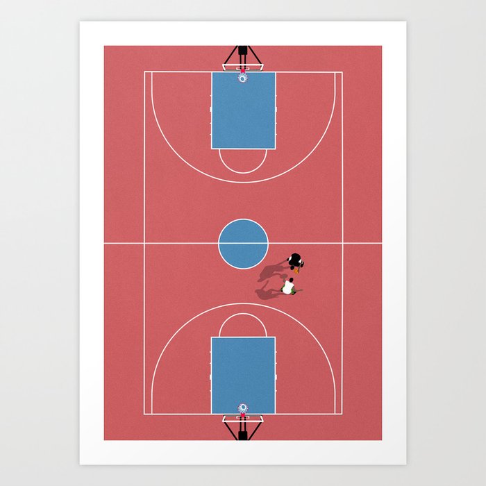 Basketball Mood Art Print