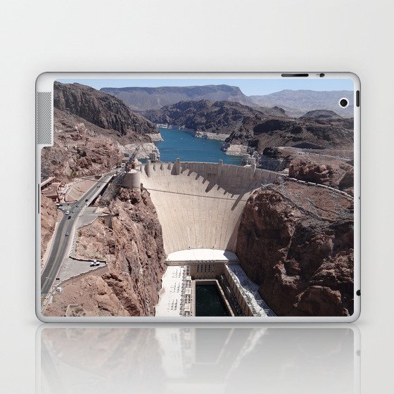 Hoover Dam Aerial View Laptop & iPad Skin
