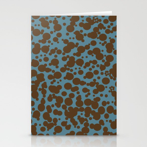 Bubbles in the Batter - Blue-Chocolate Stationery Cards