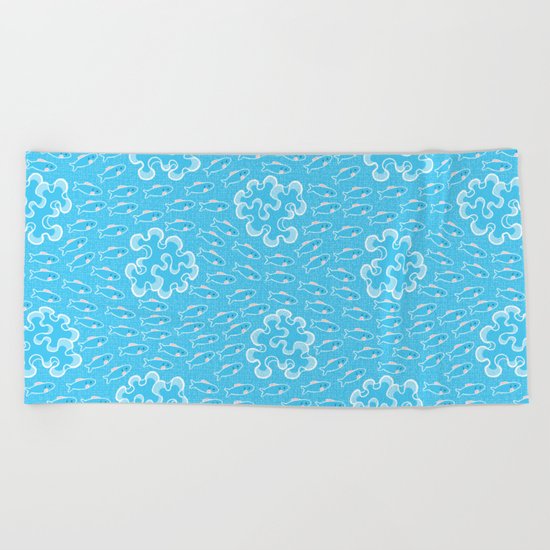 Sea Lettuce_Pattern Beach Towel