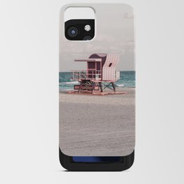 Miami Beach Lifeguard Stand iPhone Card Case