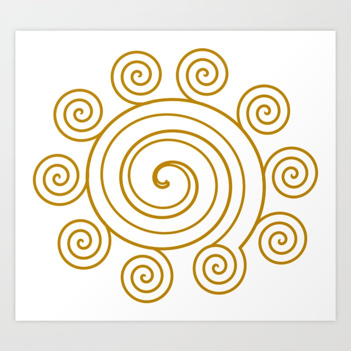 spiral Art Print