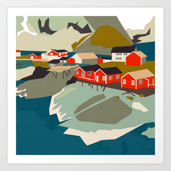 Norway, Lofoten Art Print