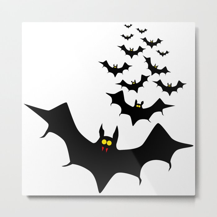 Vampire Bats Metal Print