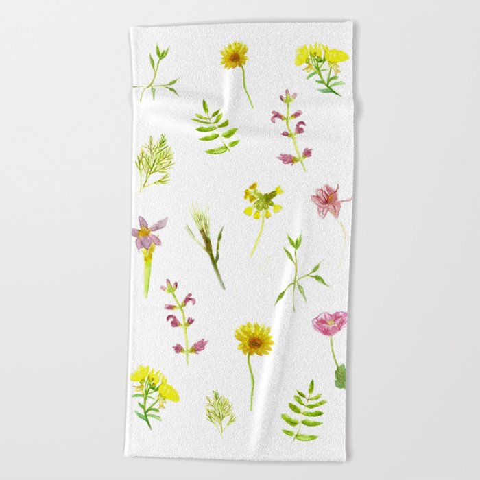 Herbs, Herbs! Beach Towel