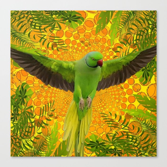 Jungle Parrot Original Painting