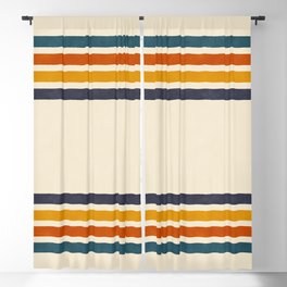 Blanket Stripe - classic Blackout Curtain