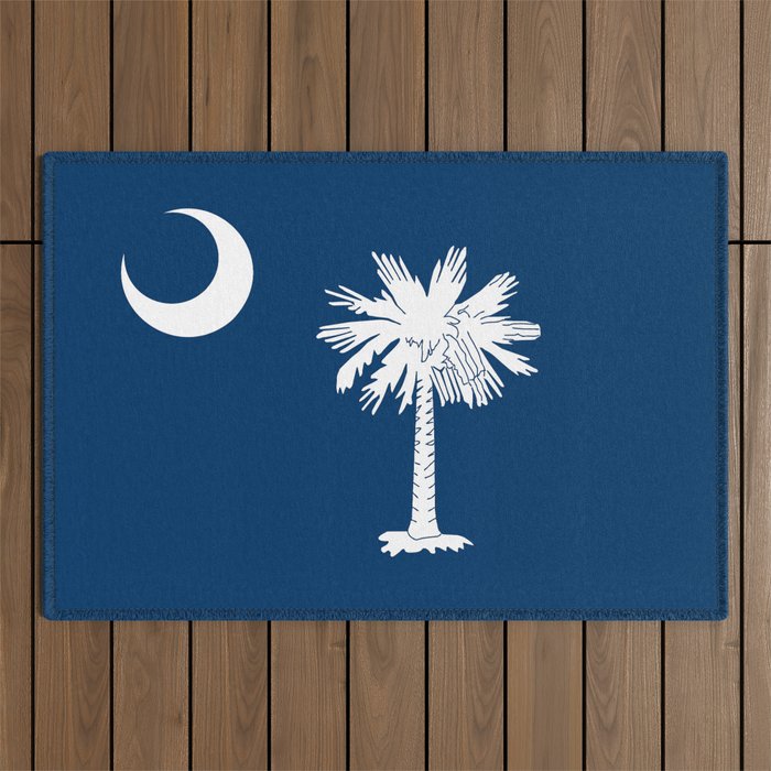 South Carolina Flag Outdoor Rug