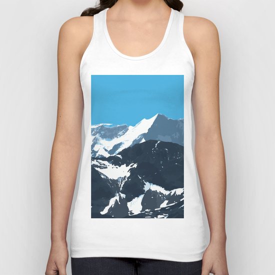 swiss mountains Unisex Tank Top