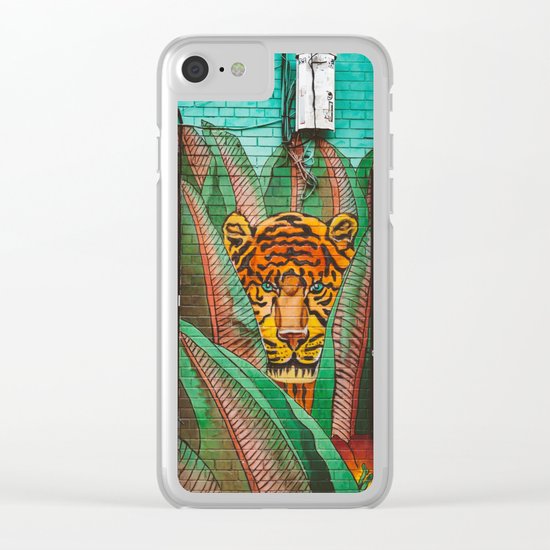 Brooklyn Jungle Clear iPhone Case