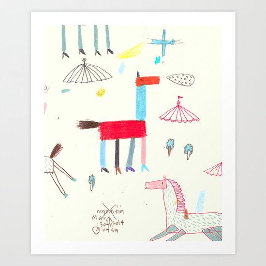 MerryGoRound Art Print